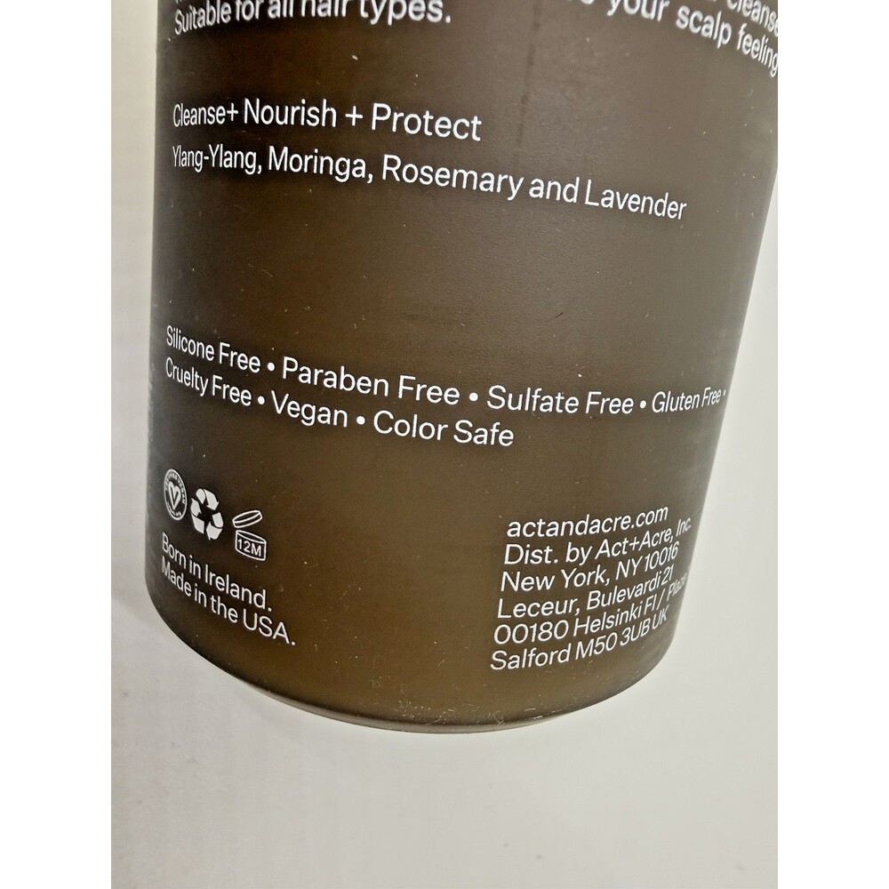 ACT+ ACRE Cold Processed Balancing Shampoo Clarifying Cleanse for Build Up 10oz - Picture 7 of 10